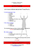 Attitude Poem, Attitude Equation, Smile Attitude, Treatment Attitude, Attitude Acronym